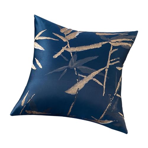 perfk Cubierta de Cubierta de Almohada Cubierta Azul Solo Cubierta sin inserción