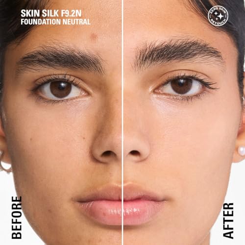 Image of Revolution Skin Silk Serum Foundation- F9.2 Neutral, 23ml | Lightweight, Hydrating Foundation with Hyaluronic Acid & Peptides | Natural, Radiant Finish with Light-Medium Coverage | Long-Lasting Base Makeup | Shades Specially Selected for Indian Skin Tones