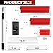 Ceeintee Drywall Skimming Blade Set, Stainless Steel 10