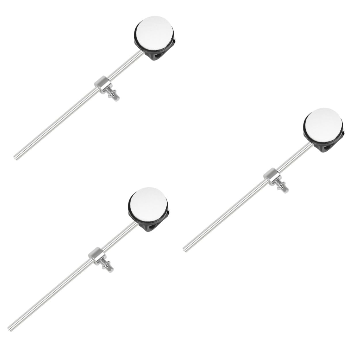 FAVOMOTO 3pcs Drum Set Kick Pedal Replacement Bass Drum Mallet Cajaon Accessories