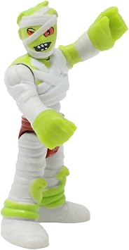 Imaginext Replacement Part for Fisher-Price Collectible Serpent Strike Pyramid Playset DRM07 Mummy Guards FDN35 - Replacement Poseable Mummy Guard Figure with Snakes on Legs