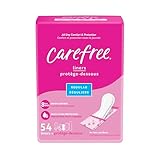 Carefree Panty Liners, Regular Liners, Wrapped, Unscented, 54ct