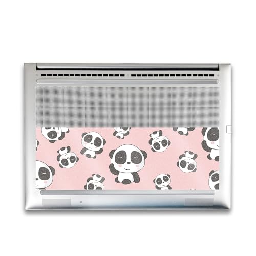 Image of Glossy Glitter Gaming Skin Compatible with HP Envy x360 16 inch (2023) - Panda Hello - Premium 3M Vinyl Protective Wrap Decal Cover - Easy to Apply | Crafted in The USA by MightySkins