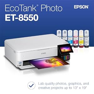 Epson EcoTank Photo ET-8550 Wireless Wide-Format All-in-One Tank Printer — photo 2 of 6