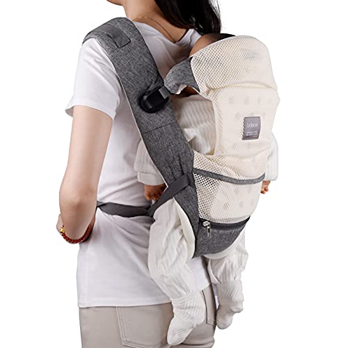 Bebamour draagzak voor 0-36 maanden, ademende draagzak voor pasgeborenen tot peuters, goedgekeurd door veiligheidsnorm… - Image 8