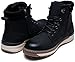 Vostey Boots for Men Waterproof Mens Boots Fashion Casual Hiking Chukka Boots Men(BMY8051 black 11.5)