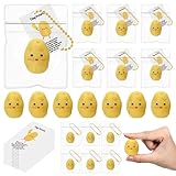 Wettarn 30 Sets Potato Stress Balls with Inspirational Cards Bulk Employee Appreciation Gift Funny Stress Relief Keychain for Coworker Teacher Nurse Social Worker Volunteer Administrative Professional