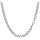 PROSTEEL Men's Necklace Classic Curb Chain 3/6/9/12 mm Wide, Cuban Link Chain, Men's Hip-Hop Chain, Necklace for Men, Boys, Stainless Steel / 18 Carat Gold-Plated 36/46/51/55/61/66/71/76 cm Silver 6 mm 55.0 Centimetres