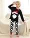 Mikrdoo Boys Pajamas Set Soft Winter Cuffed Long Sleeve & Elastic Waist 2 Piece Fashion Christmas Pjs Black Santa Sleepwear Size 8 Years