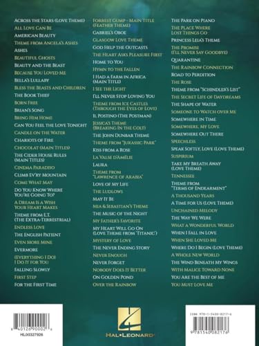 100 Most Beautiful Movie Songs | Piano/Vocal/Guitar Songbook | | Sheet Music for Iconic Film Themes | Easy Arrangements for All Skill Levels | Popular Movie Music - Image 2