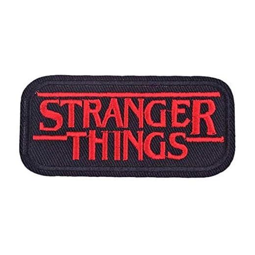 Stranger Things stryk på lapp emblem broderad för kläder jeans applikation