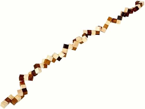 Miniatura 2 de Logica Puzzles Art. Anaconda - Rompecabezas de madera 3D en madera fina, dificultad 5/6 increíble, rompecabezas de serpiente experta, colección