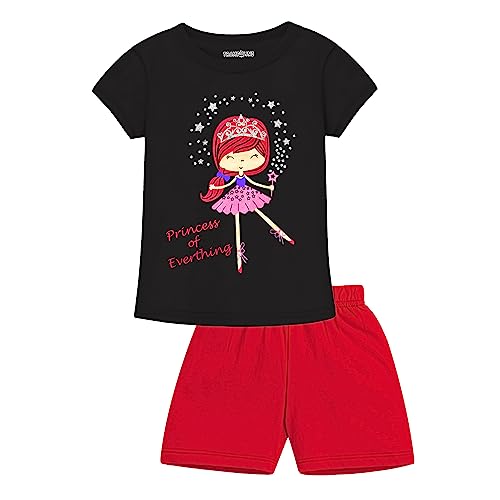 Image of Trampoline Girls Regular Fit T-Shirt and Shorts Set -Pack of 1