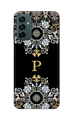 Image of Printed Hard Back Cover Case for Samsung Galaxy F23 5G | Samsung Galaxy M23 5G Back Cover (Alphabet P) -1803