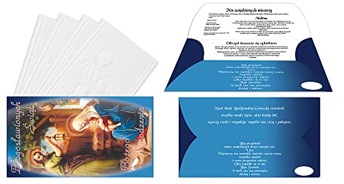 Taste Of Poland Xl Oplatki Traditional Polish Christmas Wafers In Envelopes (Set Of 12) #TOP1