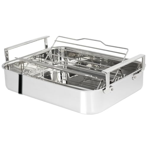 Plat à four roaster en acier émaillé pour rôtis parfaits - 2