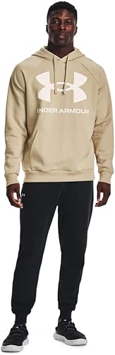 Miniatura 6 de Under Armour Rival - Sudadera con capucha para hombre, con logotipo grande Rival Fleece