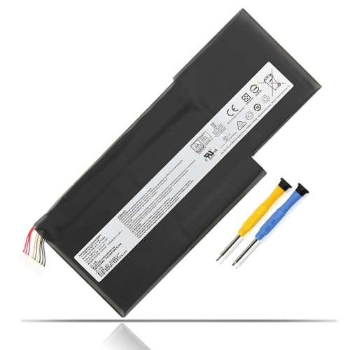 BTY-M6K Batterie pour MSI GF65 Creator 15M 17M A9SD A9SE A10SD A10SE WF65 WF75 10TH 10TJ 10TI 10TK GF63 8RC 8RD 9SC 9SCXR 10SCSR 10SCXR GF65 GF75 10SDR 10SER 10UE 9SEX 9SEXR 9SD 8SC GS63VR GS73VR