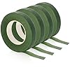 COM-FOUR® 4x Flower Tape – zelfklevende maskeertape voor bloemen – wikkeltape voor bloemisten – ambachtelijke crêpe (Bloementape – 13 mm)