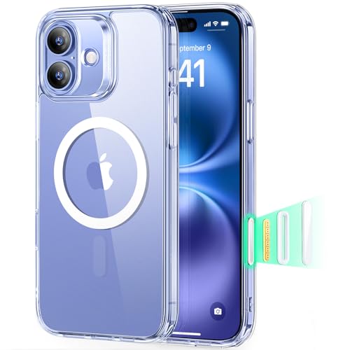 ESR Classic Hybrid Cover per iPhone 16 Plus, Trasparente