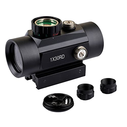 Ctoptic Tactical 1X30Mm Reflex Red Green Dot Sight Riflescope With Free 11Mm & 20Mm Mount Rails #TOP3