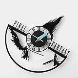 AroundTheTime Final Fantasy 7 Clock, Final Fantasy VII Vinyl Record Wall Clock, FF7 Decor, FFVII Gift, Cloud vs Sephiroth