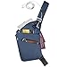 VADOO Sling Bag for Men and Women, Anti theft Crossbody Bag Lightweight Shoulder Chest Casual Daypack for Travel Gym Running, Navy Blue