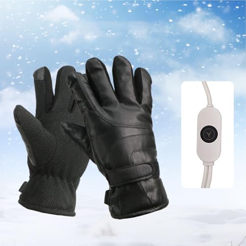 Gants chauffants USB électriques de travail et mitaines tactiles temps froid - 3
