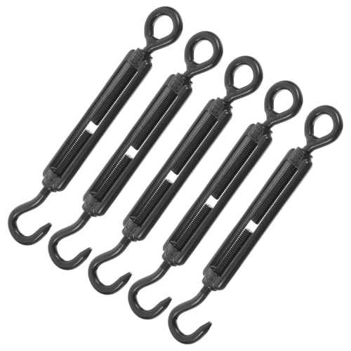Juego de 5 tensores para cable de acero inoxidable para uso pesado, ideales para luz decorativa y vela de sombra miniatura 1