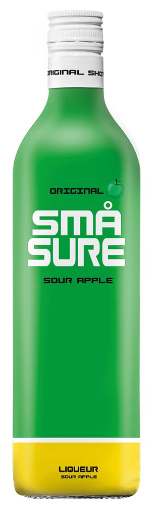 SMA SHOTS Sour Apple Colourful Vodka Shot 70cl , 16.4% ABV, Sweet Fruit Burst & Sour Apple Kick, Perfect as a Party Shot or as a Cocktail with a Mixer