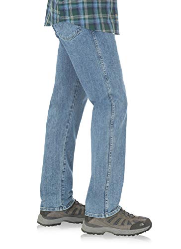Wrangler Men's Performance Series Relaxed Fit Jeans - Light Stone, Light Stone, 42X32