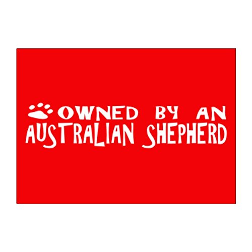 Teeburon Owned BY Australian Shepherd Sticker Pack...