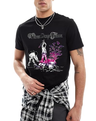 Three Music Days Grace T-Shirt Novelty Cotton T-Shirt Fashion Soft Shirts Gift for Her Or Him Short Sleeve Shirt Women - Main Image