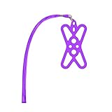 Phone Lanyard, Phone Lanyard Case Cover Hands-Free Neck Strap Silicone Phone Lanyard Holder Case Smart Mobile Phone Support - Purple