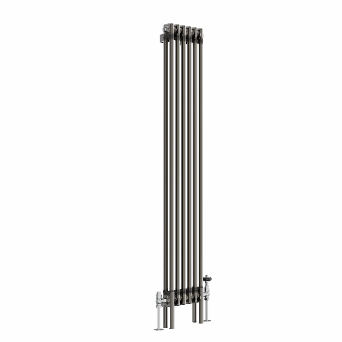 NRG 1500 x 290 mm de hierro fundido tradicional estilo doble columna vertical radiador de calefacción central perfecto para baños, cocina, sala de estar