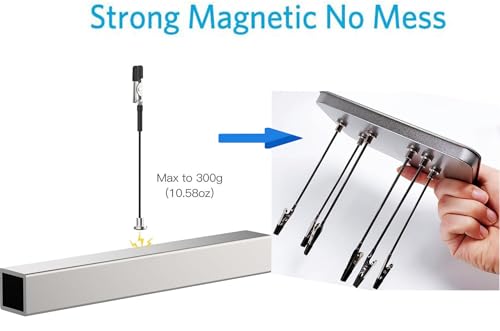 Dritte Hand Löten, Modellbau Farben Standfuß,12 Stück Flexibler Löthilfe mit Krokodilklemmen und Magnetischem Sockel, Rutschfestem Design und Einstellbar für Löthilfe, Platinenhalter