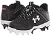 Under Armour Baby Boys Leadoff Low Junior Rubber Molded Cleat Baseball Shoe, (001) Black/Black/White, 3 Little Kid US