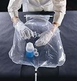 Cole-Parmer Glove Bag 108D X-17-17HG Inflatable Glove Chamber, 10' Equipment Sleeve, Large