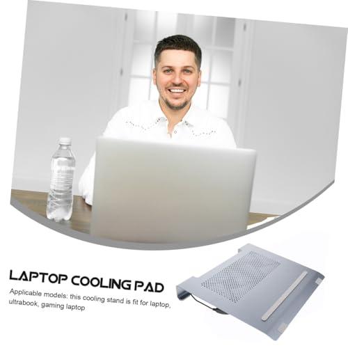 Base para portátil con ventilador LED de aleación de aluminio miniatura 3