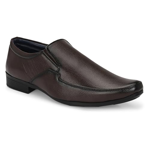 Image of Centrino Slip-On Men's Formal Shoe | Stylish with Soft Cushioned Insole | Sleek Slip-On Design for Formal Look | Durable with Anti-Skid Sole | Ideal for Office Wear (9287)