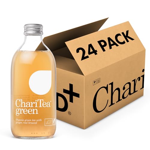 ChariTea Green Iced Tea: Green Tea with Ginger and Honey - 24 x 330ml