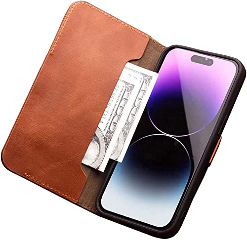 Étui en cuir de qualité supérieure iPhone 14 chic et robuste - 5