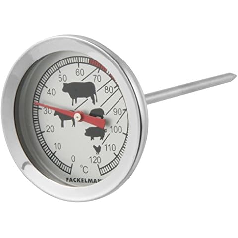 Fackelmann Bratenthermometer, Steakthermometer mit Markierung der empfohlenen Garpunkte Cover