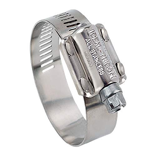 Ideal Tridon 4301651 Stainless Steel Flex-Gear 43 Series 300 Constant Tension Worm Gear Hose Clamp, 16 SAE Size, Fits 3/4-7/8