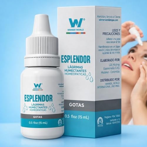 Gotas Homeopticas para Ojos Secos Hidratacin y Lubricacin Ocular Frescura Visual y Alivio de Irritacin Ardor Cansancio y Fatiga por Pantallas 15 mL