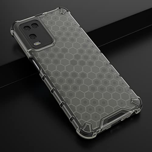 Image of Glasgow Back Case Cover Compatible with Oppo A54 (Stylish Design) -Black