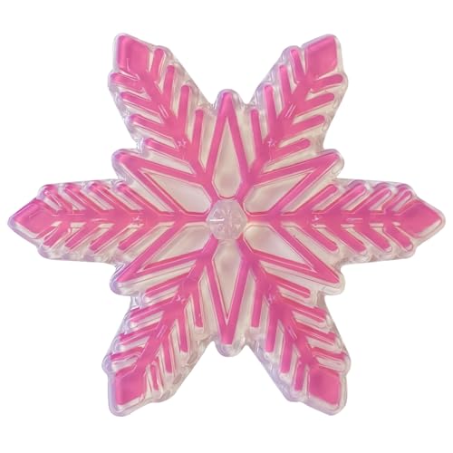 Mskmnkot Snowboard Stomp Pad 3D Snowflake Snowboard Grip Pad Anti Skidding PVC Self Adhesive Grip Stomp for Snowboarding Accessories Style2Snowboard