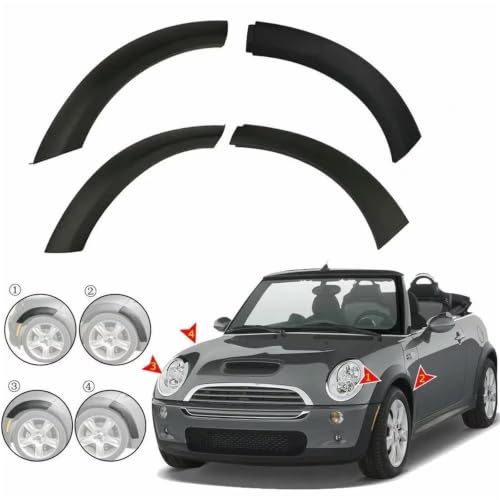 Guardabarros protector para Mini Cooper S R50-R53 que evita salpicaduras en paso de rueda derecho 6