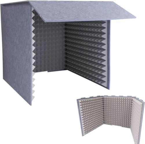 Bouclier d'isolation microphone et couverture insonorisée de bureau - 2