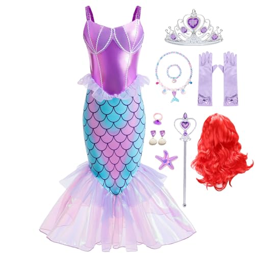 Disfraz de Sirena para Niñas con Accesorios miniatura 1